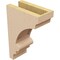 Ekena Millwork 4"W x 8"D x 12"H Classic Diane Rough Cedar Woodgrain TimberThane Corbel, Primed Tan CORUR04X08X12DIARCPR - alternate 6
